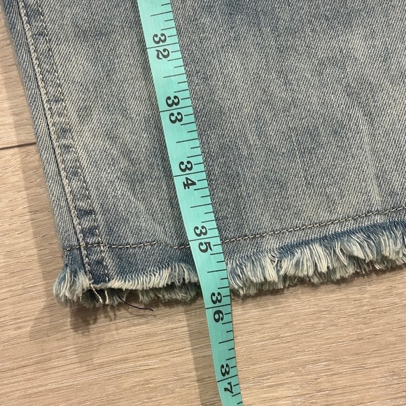 FT Cayanz Women's Elastic Waist Cropped Baggy Jeans Plus Size XXL - Picture 6 of 11